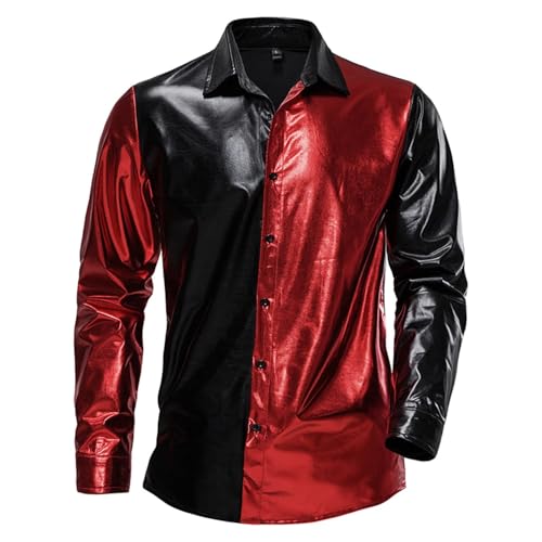 Chemise à paillettes homme pour faire la fête et danser toute la nuit