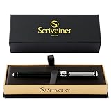 Scriveiner Kugelschreiber Britisch Renngrün - Hochwertiger Tintenroller mit Chromveredelung, Schmidt Ersatzmine, Geschenkbox Büro Set, schöne professionelle Kugelschreiber (Britisches Renngrün)
