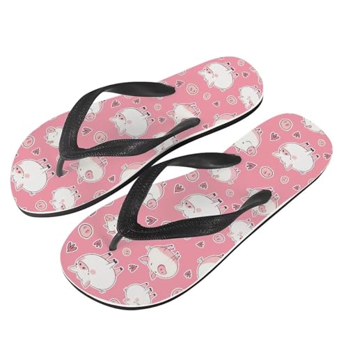 Men American Flag Flip Flop Sandal, Daisy Classic Thongs Sandals for Beach Men's Comfortable Flip Flops Sandals