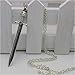 Game of Thrones Sword Necklace LONGCLAW Jon Snow Sword Game of Throne Sword Pendant Letter Opener Valyrian Steel Replica House Stark ned ice