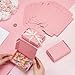 PandaHall 30 Pack Cardboard Postal Gift Shipping Mail Kraft Corrugated Boxes - Small, Pink