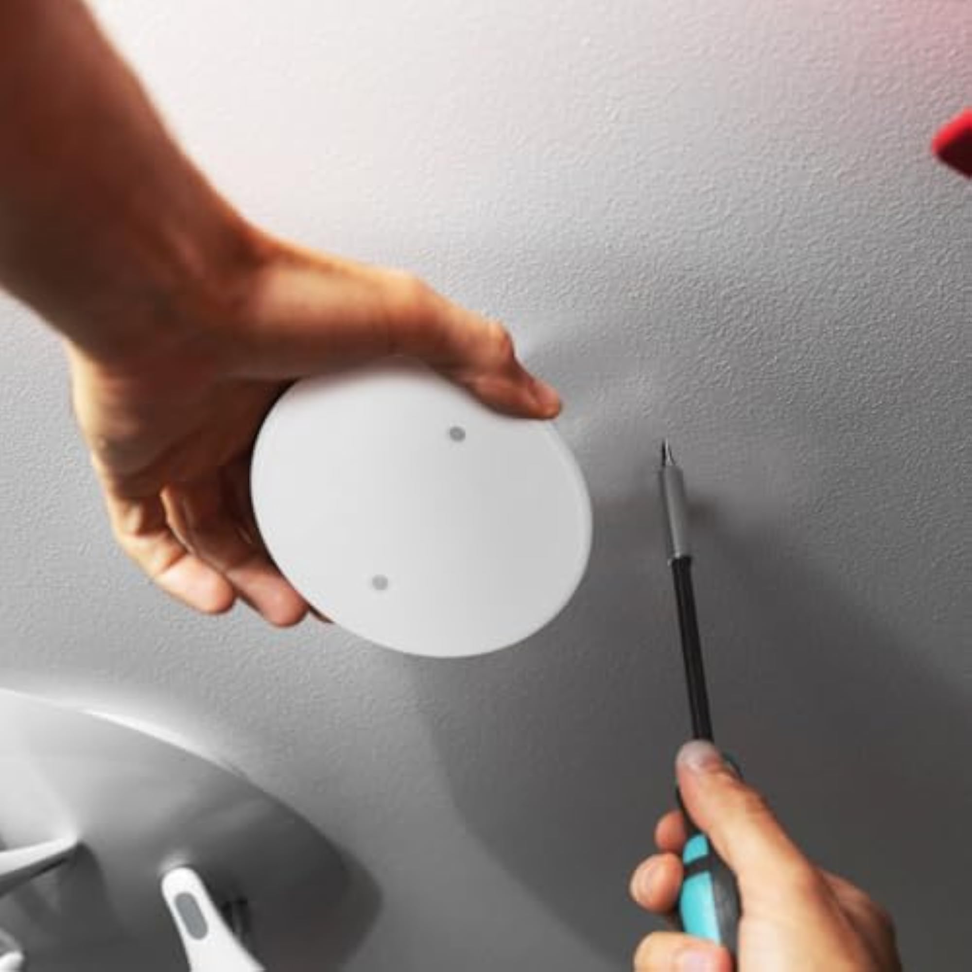 4 Pack Round Ceiling Hole Cover Plates
