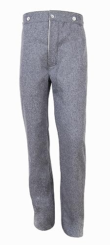 Civil War US Officer's Men Plain Trouser-Wool Pants2