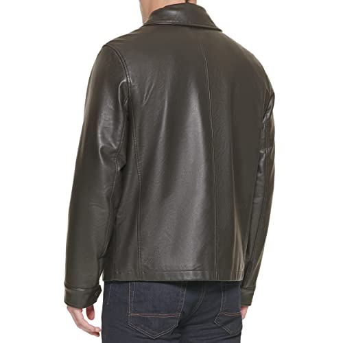 Image of DOCKERS Men's James Faux Leather Jacket (Regular, Big & Tall Sizes)