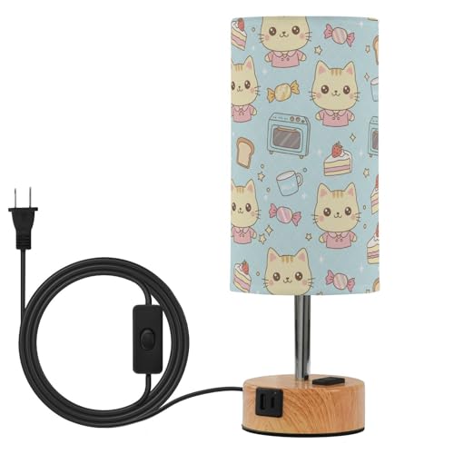 Lampe de chevet chats mignons JUNZAN pour rassurer les enfants au moment du coucher