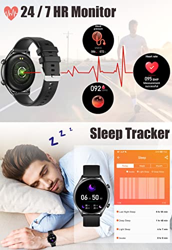 Smartwatch Uomo con Chiamata Bluetooth e Risposta