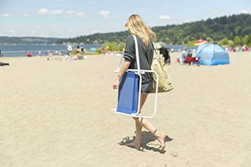 Cascade Mountain Tech Low Profile Beach Chair, One Size, Blue #TOP1