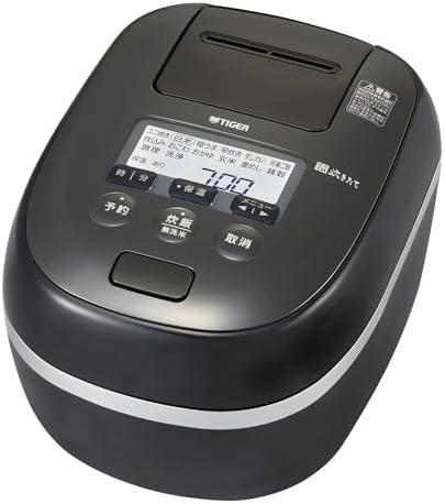 【WEB限定】タイガー魔法瓶(TIGER) 炊飯器 3.5合 圧力IH ご泡火炊き 日本製 24時間保温 土鍋かまどコート釜 ブラック JPD-G06NK