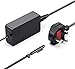 Price comparison product image Surface Pro Charger, Surface Laptop Charger, 65W 15V 4A Power Supply Adapter Compatible for Both Microsoft Laptop/Tablet Surface Pro 3/4/5/6 /7/X Surface Pro Surface Go & Surface Book 2- CE& FCC