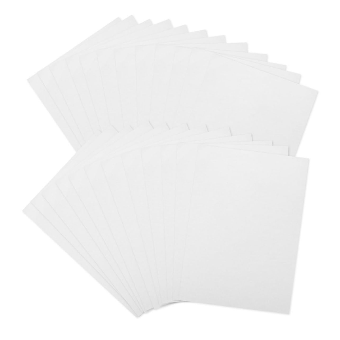 JEWEDECO 100fogli Carta per Acquerello Spessa per Pittura e Disegno di Artisti Supporta Tecniche Diverse e Rende Colori Vivaci