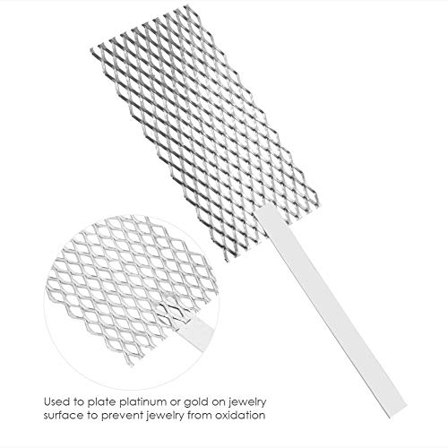 Platinized Titanium Mesh Jewelry Tool Jewelry Plating Plater Tool Mesh With Handle for Rhodium electroplating Electrolysis - Image 4