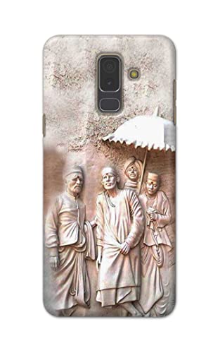Image of Printed Hard Back Cover Case for Samsung Galaxy A6 Plus | A6+ | Samsung Galaxy J8 Back Cover (Sai Baba) -1803