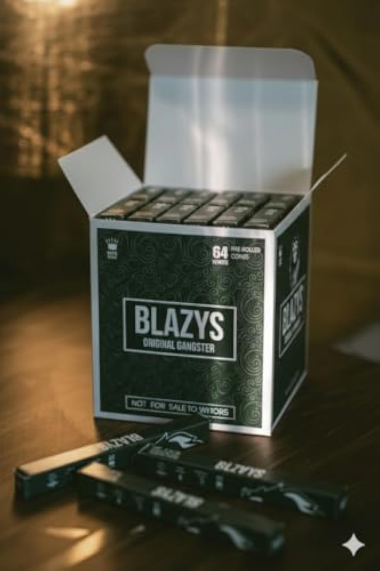 King Size Rolling Paper Cone Pack, 64 Leaves + Tips