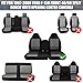 SAPUBK Custom-Fit Front Seat Covers with Opening Center Console Replace for 1997-2000 Ford F-150 Pickup 40/60 Split Bench