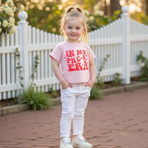 Image of Kids Girls First Day of School Shirt in My Pre-K /Kindergarten /First /Second /Third /Fourth /Fifth Grade Era T-Shirt