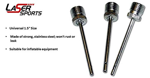 Laser Sports Inflating Needles (Pack of 6 Inflating Needles)