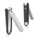 Non-splash nail clippers for fingernails and toenails, 100% stainless steel.