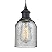 Innovations 516-1P-BK-G257 1 Light Mini Pendant, Matte Black