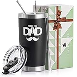 Gifts for Dad, Dad Gifts From Daughter Son-Vacuum Insulated Stainless Steel 20 oz Travel Tumbler Mug