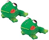 Coastal Pet Rascals Latex Frog Squeaker Dog Toy, 3-Inches (2-Pack)