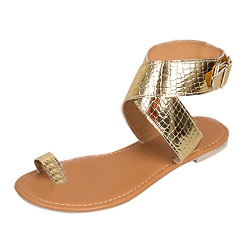 Preisvergleich Produktbild cinnamou Stickerei Babyschuhe Baby Mädchen Jungen Soft Sole Schuhe Sneakers Casual Sandalen Süße Anti-Rutsch-Babyschuhe Krippeschuhe Strandschuh (36, Gold)