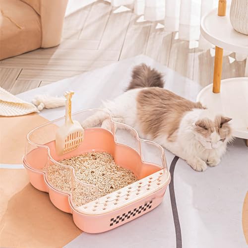 Caja de Arena para Gatos Grande Beige miniatura 6