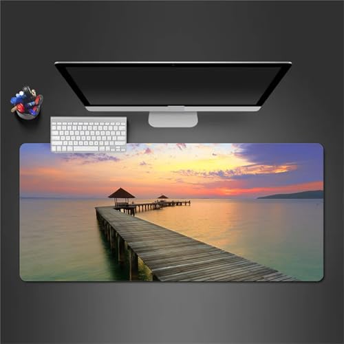 Tapis de souris gaming pont mer pour embellir votre espace bureau à la maison