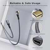 Kabel przedłużający 90 stopni USB C 3.2, 2 szt. USBC 3.2 Gen2 typu c męski na żeński Extender Kabel Ultra 4K@60 Hz 240 W Ładowanie 20 Gb/s Transfer danych z SSD (2, 2 szt. 90 stopni, przedłużenie 20G,