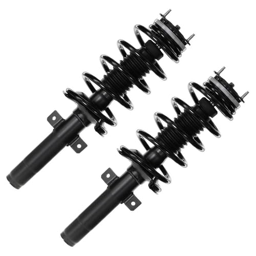 Image of Detroit Axle - Front Struts for 2010 2011 2012 2013 Ford Transit Connect | Complete Struts with Coil Spring Assembly Replacement
