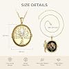 Custom AI Smart Locket Necklace for Women, Tree of Life Memory Pendant with White Sapphire, Store Photos & Videos, AI Animated Picture Locket via App, Personalized Gift for Couples Family Friends Pets