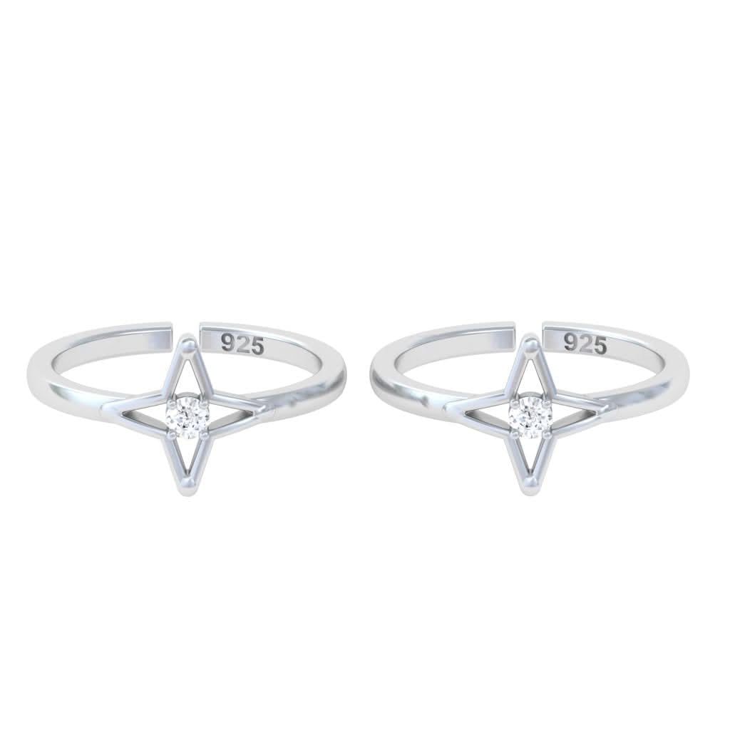 unniyarcha 925 Sterling Silver Toe Rings for Women | Adjustable Bichiya | BIS Hallmarked | Minimalist Toe Ring Design | Gift for Women | Certified with Authenticity-picture-35