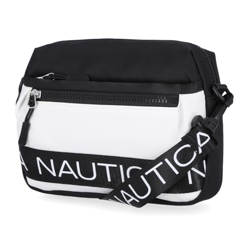 Image of Nautica Nylon Bean crossbody /Belt Bag adjustable shoulder strap