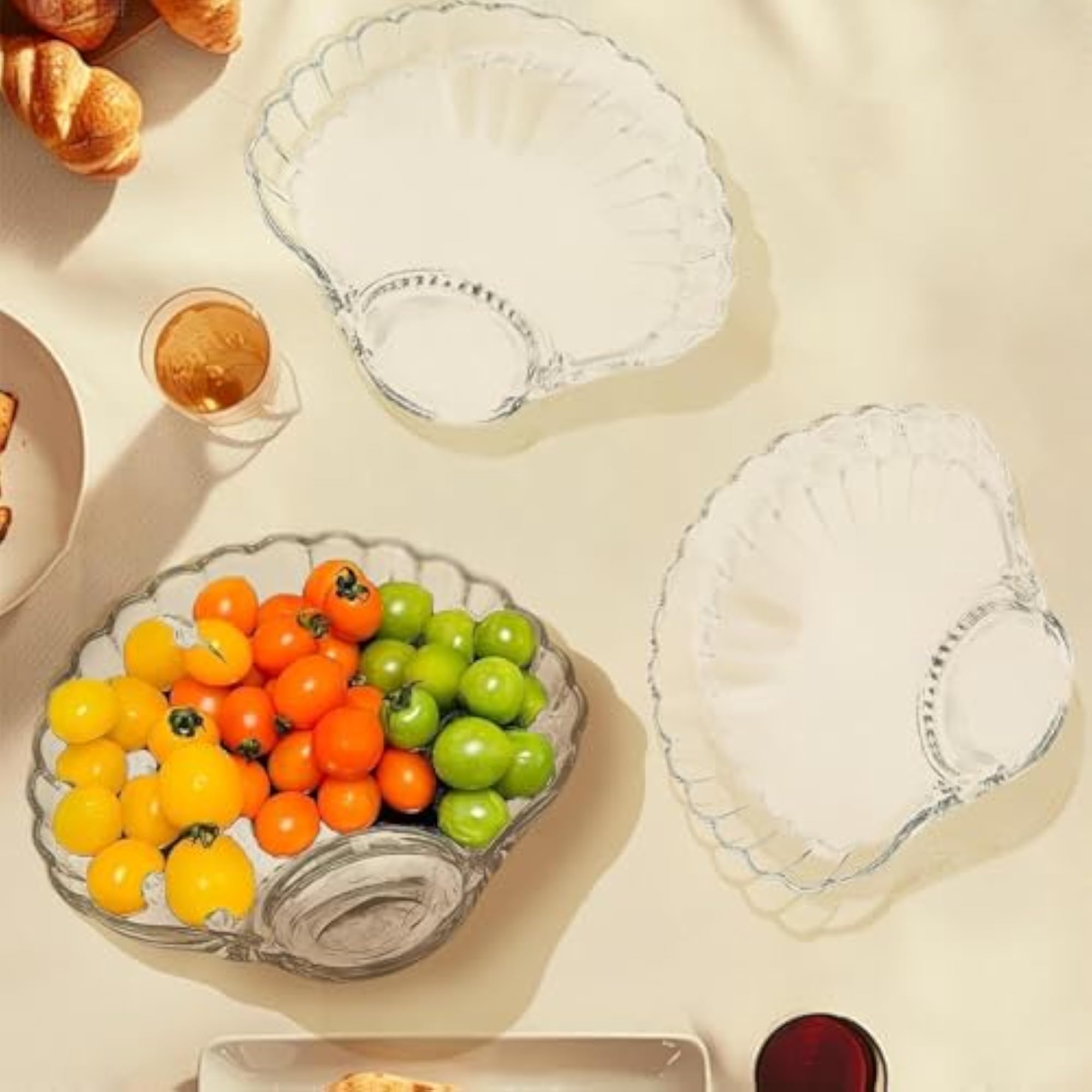 Dumpling Plate with Dipping Saucer Flatware Set