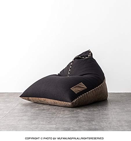 Miniatura 2 de DLOETT - Sofá perezoso nórdico, simple, para dormitorio, sala de estar, puf creativo