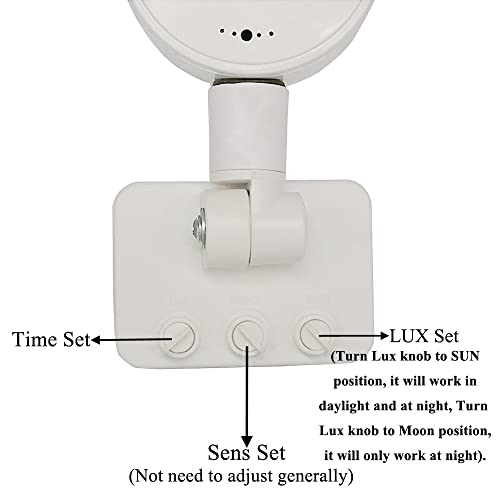 Taigeguang TGGLSE27ASH4P 4 Pack Motion Activated Light Sockets,Adjustable Sensor Head,E26/E27 Motion Sensor Light Bulb Holder Adapter Automatic Light Control thumb #2
