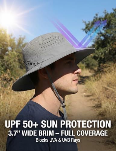 Sombrero safari unisex con ala ancha XXL miniatura 2