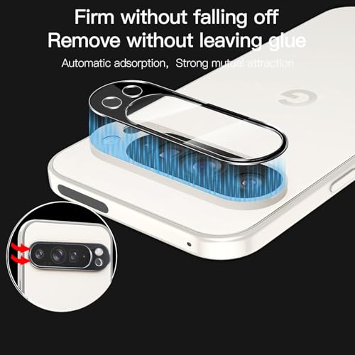 Image of Xmon Back Camera Lens Protector for Google Pixel 9 Pro XL (1 Pack) Premium Camera Glass Protector Guard, Anti-Scratch, Ultra-Clear, Easy Installation