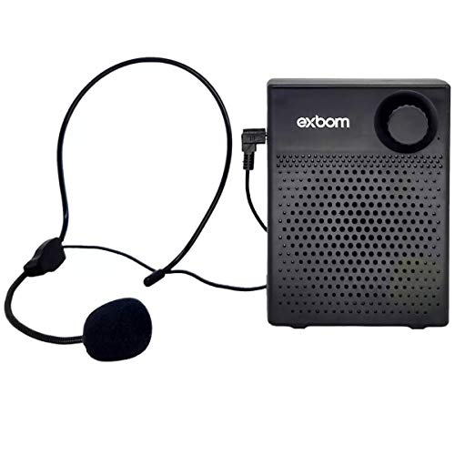 Amplificador Megafone Bluetooth com Headset 7W Exbom CS-B16BT