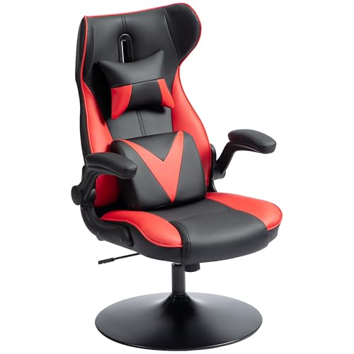 Vinsetto Gaming Stuhl ergonomischer Gamer Stuhl mit Kopfstütze...
