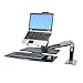 Ergotron – WorkFit-A LD Single Monitor Standing Desk Converter, Sit-Stand Workstation for Tabletops – 5 to 15 lbs, Level Keyboard Tray