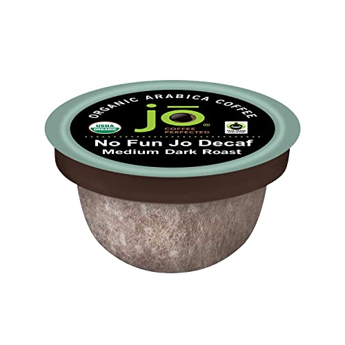 JO COFFEE: USDA Organic Compostable Pods, Regular & Decaf Bundle, Wild Jo Dark French Roast Bold Strong Rich Wicked Good, No Fun Jo Decaf Swiss Water Process Decaffeinated, 72 Cups Total, Gluten-Free image 5