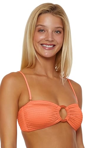 Women's Maza Ring Bandeau Bikini Top, Adjustable, Swimwear Separates2