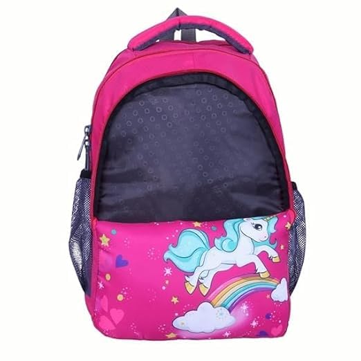 Image of Polyester kids Primary School Backpack, 30 Litres, Cartoon Print, for Tuition, Nursery to 5th Standard Boys and Girls Lightweight cartoon Bag