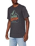 Rib knit crew neck Carhartt Herren Workwear Patch Logo Short-Sleeve T-Shirt, Carbon Heather, M