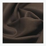Material: 100 % Baumwolle Stoff am Stück Stoff Baumwolle Panama schokobraun gebürstet Polsterstoff Möbelbezug 37.000 Martindale JAB Anstoetz CE5080/027 braun