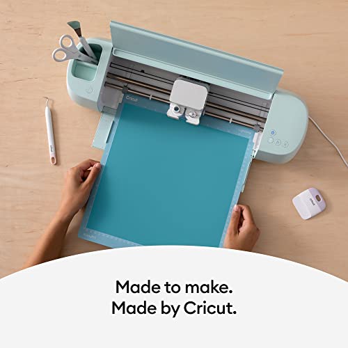 Image of Cricut Cold-Activated, Colour-Changing Vinyl glossy finish (30.5 cm x 61 cm) - Permanent, Turquoise - Purple