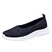 Pianshanzi Zapatillas de deporte para mujer, con cojín de aire, informales, ligeras, cómodas, para el gimnasio al aire libre, cómodas., Negro , 39 EU