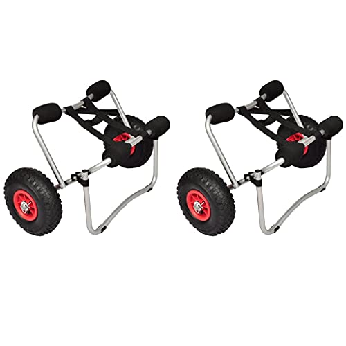 SKM Kayak Trolleys 2 pcs Aluminum