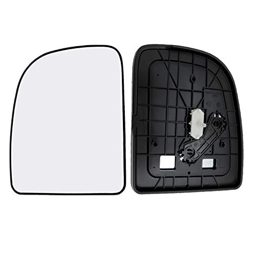 New Replacement Driver Side Mirror Glass W Backing Compatible With Ford E-150 E-250 E-350 Club Wagon Econoline Excursion F-250 Super Duty Sold By Rugged TUFF