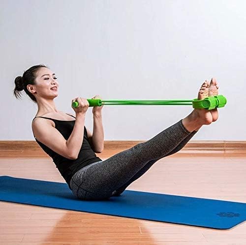 PAVITYAKSH Pull REDUSER Pedal Resistance Band 4-Tube Natural Latex Elastic Sit-up Pull Rope 1